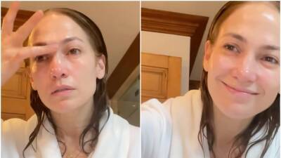 Jennifer Lopez Cut Her Morning Skin-Care Routine Down to Under 5 Minutes - www.glamour.com