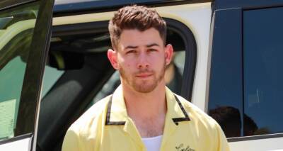 Nick Jonas - Priyanka Chopra - Nick Jonas Sports Yellow Celine Shirt for Afternoon Meeting - justjared.com