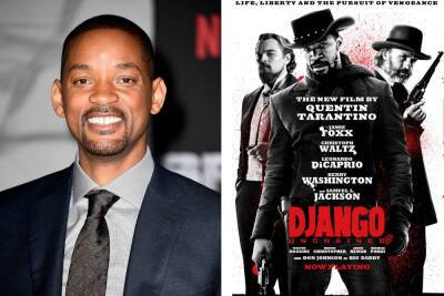 Oscars slapper Will Smith says he turned down ‘Django’ due to ‘violence’ - nypost.com - Washington