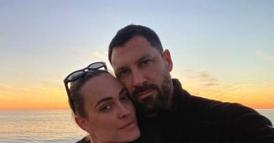 Maksim Chmerkovskiy's wife, Peta Murgatroyd, sent a 'goodbye text' as he was stuck in Ukraine after invasion - www.wonderwall.com - Los Angeles - Los Angeles - Ukraine - Russia - Poland