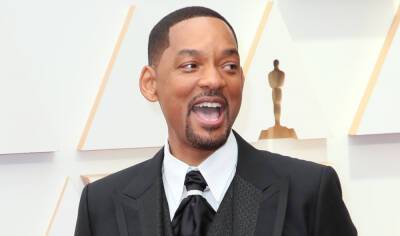 Will Smith Responds to Being Banned from Oscars, Releases Very Short Statement - www.justjared.com