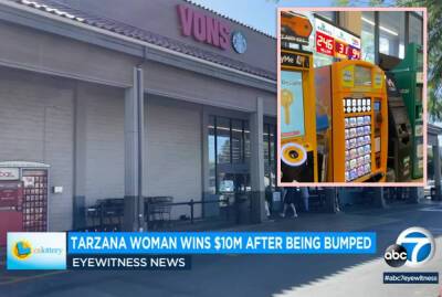 Woman Accidentally Wins $10 Million Lottery All Thanks To 'Rude Person' Who Bumped Into Her! - perezhilton.com - Los Angeles - California