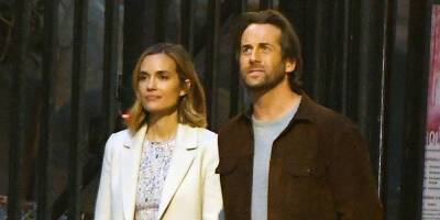 Torrey DeVitto & Niall Matter Spotted Filming Their Hallmark Movie in NYC! - www.justjared.com - New York