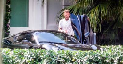 David Beckham beams ahead of Brooklyn's wedding as final touches are made - www.ok.co.uk - Florida