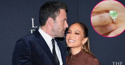 Jennifer Lopez Shows Off Her Green Engagement Ring From Ben Affleck: ‘My Lucky Color’ - www.usmagazine.com - New York