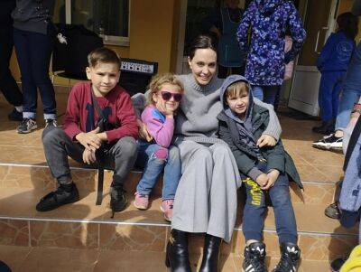 Angelina Jolie - Angelina Jolie makes surprise Ukraine visit, meets children - foxnews.com - county Hall - Ukraine - Russia