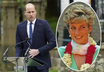 prince Harry - Kate Middleton - Meghan - Diana Princessdiana - Williams - Prince William Barely Holds Back Tears While Remembering 'Horribly' Premature Death Of Princess Diana - perezhilton.com - Britain - Manchester