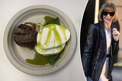 Anna Wintour - Anna Wintour’s weird $77.33, vegetable-less lunch revealed - nypost.com - New York