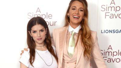 Blake Lively - Anna Kendrick - Paul Feig - Blake Lively and Anna Kendrick Are Teaming Up for 'A Simple Favor' Sequel - etonline.com