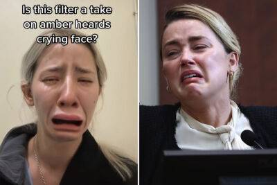 Johnny Depp - Amber Heard - Tiktok - Amber Heard accused of inspiring Snapchat’s crying face filter: ‘They are killing me’ - nypost.com - Greece