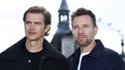 Ewan McGregor and Hayden Christensen Reunite Ahead of 'Obi-Wan Kenobi' Premiere - www.etonline.com - London