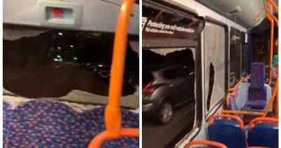 Passenger stunned after being let on bus with 'every window smashed' on Stockport estate - www.manchestereveningnews.co.uk