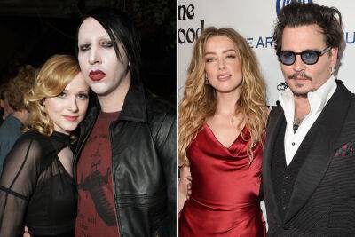 Marilyn Manson - Johnny Depp - Amber Heard - Evan Rachel - Regina George - Evan Rachel Wood - Brian Warner - Johnny Depp fans rally behind Marilyn Manson, slam Evan Rachel Wood - nypost.com - Washington