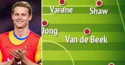Cristiano Ronaldo - Three ways Manchester United could line up if they complete Frenkie de Jong transfer - manchestereveningnews.co.uk - Manchester