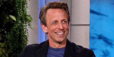 Seth Meyers - Seth Meyers Says Wife Had a 'Planned Home Birth' After Previously Delivering Sons in Lobby, Uber - justjared.com