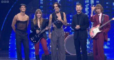 Dan Walker - Damiano David - Sam Ryder - Maneskin singer appears to make cheeky dig at last year's false drug accusations during Eurovision final - manchestereveningnews.co.uk - Britain - Italy - Netherlands - Victoria