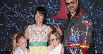 Lily Allen - David Harbour - Will Byers - Stranger Things - Lily Allen and David Harbour make Stranger Things premiere a family night out with singer's kids - ok.co.uk - New York - Las Vegas