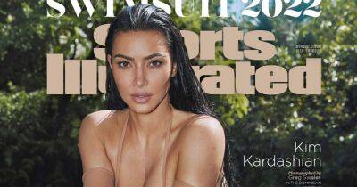 Kim Kardashian - Kim Kardashian Makes ‘Sports Illustrated Swimsuit’ Cover Debut in Skims — See the Pic! - usmagazine.com
