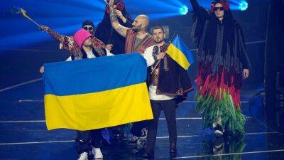 Volodymyr Zelenskyy - Sam Ryder - Oleh Psiuk - Ukrainian band Kalush Orchestra wins Eurovision amid war - abcnews.go.com - Britain - Italy - Ukraine - Russia