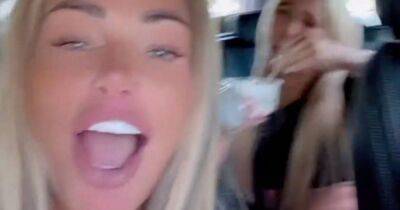 Katie Price - Peter Andre - New World - Carl Woods - Katie Price shows off singing voice once again as she belts out Backstreet Boys tune - ok.co.uk - Britain