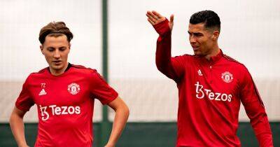 Cristiano Ronaldo - Crystal Palace - Robbie Savage's brilliant response as his son Charlie chats to Cristiano Ronaldo in Manchester United training - manchestereveningnews.co.uk - Manchester - Portugal