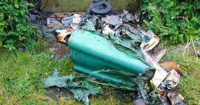 Vandals set fire to bins while homeowners are on holiday - manchestereveningnews.co.uk