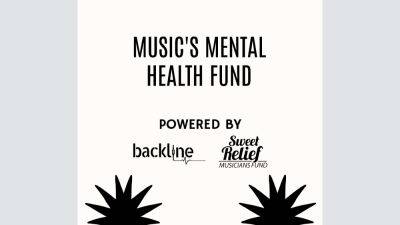 Backline and Sweet Relief Launch ‘Music’s Mental Health Fund’ Free Therapy for Industry Professionals - variety.com