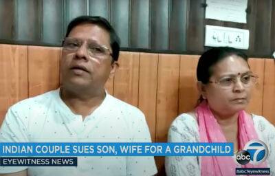 What? These Parents Actually SUED Their Son & Daughter-In-Law To Get Grandchildren! - perezhilton.com - India - city Sanjeev