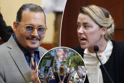 Johnny Depp - Joe Biden - Amber Heard - Americans care more about Depp vs. Heard trial than war, abortion, inflation - nypost.com - USA - Ukraine