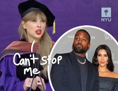 Kim Kardashian - Taylor Swift Calls Out Kimye For Almost Getting Her 'Canceled' In Inspiring NYU Commencement Speech -- WATCH! - perezhilton.com - New York