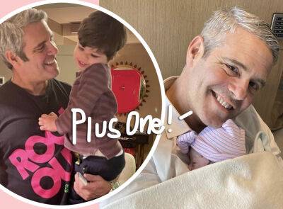 Andy Cohen - Andrew Garfield - Andy Cohen's Son ADORABLY Reacts To Meeting Newborn Sister For The First Time! - perezhilton.com