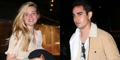 Max Minghella - Elle Fanning Spotted Out In Rare Sighting With Max Minghella - justjared.com - London - Los Angeles - Los Angeles - New York