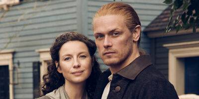 Sam Heughan & Caitriona Balfe Talk Outlander's Action-Packed Season 6 Finale - www.justjared.com