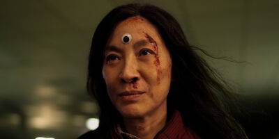 Michelle Yeoh - Stephanie Hsu - James Hong - Jenny Slate - 'Everything Everywhere All At Once' Hits Major Box Office Milestone - justjared.com