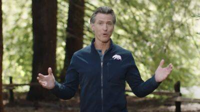 Gavin Newsom - Gavin Newsom Takes A Walk In The Redwoods In First Campaign Ad For November 2022 Election - deadline.com - California