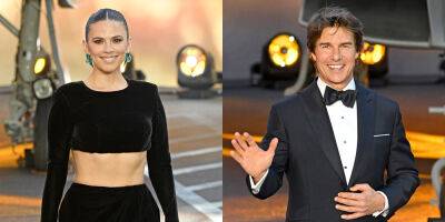 Tom Cruise - Hayley Atwell - Hayley Atwell Supports Tom Cruise at the 'Top Gun' London Premiere - justjared.com - London