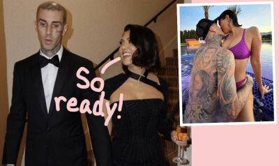 Here's What Kourtney Kardashian & Travis Barker Are Doing To Prep For Their Wedding In Italy! - perezhilton.com - California - Italy - county Travis - Santa Barbara