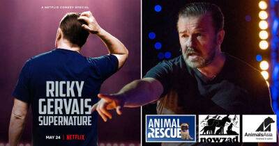 Ricky Gervais - Ricky Gervais donates £427,000 from Supernature ticket sales to animal charities - msn.com