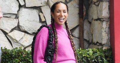 Leona Lewis - Dennis Jauch - Pregnant Leona Lewis is pretty in pink as she attends birthing class with her husband in LA - ok.co.uk - Los Angeles - city Sanctuary
