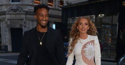 Faye Winter - Teddy Soares - Faye Winter wows in white minidress as she attends event with Teddy hand in hand - ok.co.uk