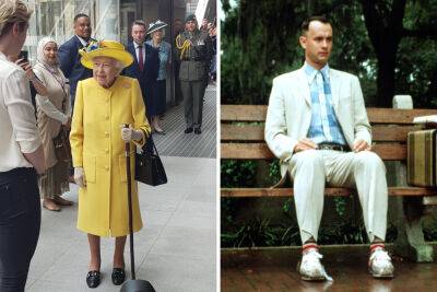 Elizabeth Queenelizabeth - queen Elizabeth - Tom Hanks - Robert Zemeckis - Forrest Gump - Royal Family - Forrest Gump lookalike pays visit to Queen Elizabeth in viral photo - nypost.com - Britain - London - Los Angeles - county Forrest