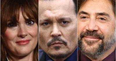 Johnny Depp - Winona Ryder - Javier Bardem - Amber Heard - Edward Scissorhands - Johnny Depp: All the celebrities who have supported the Pirates of the Caribbean star - msn.com - Britain - Washington