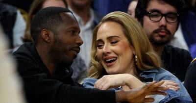 Rich Paul - Adele - Adele Paul - Adele and Rich Paul cosy up at basketball game after 'moving in together' - ok.co.uk - county Dallas - San Francisco - county Maverick