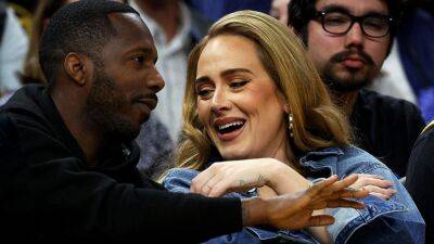 All-Star Game - Rich Paul - Adele - Adele Can't Stop Laughing, Smiling on Date Night With Boyfriend Rich Paul - etonline.com - county Dallas - San Francisco - county Maverick - state Golden