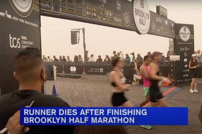 Runner Collapses & Dies At Finish Line Of Brooklyn Half Marathon - perezhilton.com - New York