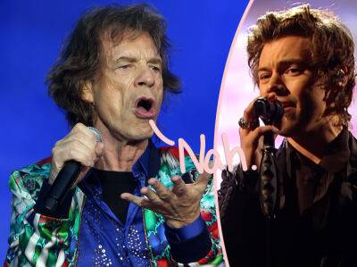 Mick Jagger Dismisses Harry Styles Comparisons: 'He Just Has A Superficial Resemblance To My Younger Self' - perezhilton.com