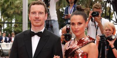 Louis Vuitton - Sara Sampaio - Isabelle Huppert - Melanie Laurent - Alicia Vikander - Michael Fassbender - Iris Law - Claire Holt - Irma Vep - Cooper - Alicia Vikander & Michael Fassbender Couple Up For 'Irma Vep' Premiere at Cannes - justjared.com - France - city Sharon, county Stone - county Stone