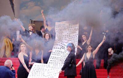 Feminist group invades Cannes in protest of violence against women - www.nme.com - France - Ukraine - Russia - Iran