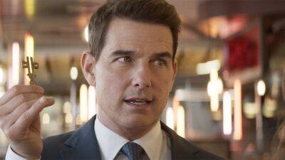 Rob Delaney - Mark Gatiss - Tom Cruise - Hayley Atwell - Vanessa Kirby - Rebecca Ferguson - Ethan Hunt - Shea Whigham - Cary Elwes - Simon Pegg - Indira Varma - Watch Tom Cruise in the 'Mission: Impossible – Dead Reckoning Part 1' Teaser - etonline.com - city Davis - county Frederick