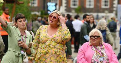 Gemma Collins - Louis Vuitton - Chelsea Flower-Show - Gemma Collins and mum Joan put on very colourful display at Chelsea Flower Show - ok.co.uk - London